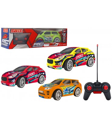 AUTO DA CORSA CON RADIOCOMANDO 7 FUNZIONI SCALA 1:16 GLOBO GIOCHI 27MHZ