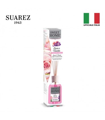 PROFUMATORE AMBIENTE 100 ML. SWEET HOME ROSE E VIOLETTE
