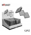 Portasigarette ROCKET  in Metallo  Conf. 12 pz GRAFICHE ASSORTITE