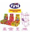 EXPO IN METALLO 3 RIPIANI FINI ASSORTITO CON 1ROLLER ANGURIA 1 ROLLER MIX 1 ROLLER FRAGOLA TOT 108PZ
