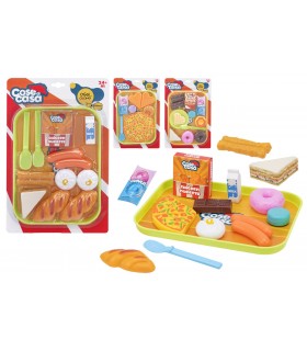 VASSOIO FAST FOOD CON CIBO E ACCESSORI GLOBO GIOCHI DISPONIBILE IN 3 MODELLI