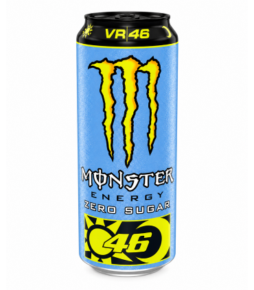 Bevanda Monster Energy vr46 zero sugar Lattina da 500ml cartone da 12 pz.