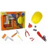 SET ATTREZZI DA LAVORO CON CASCO E ACCESSORI GLOBO GIOCHI