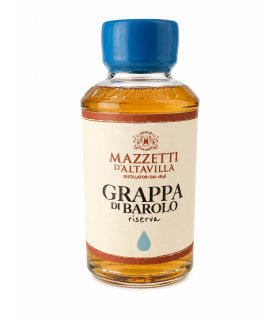 GRAPPA DI BAROLO RISERVA MAZZETTI D'ALTAVILLA  43° BOTTIGLIA IN VETRO DA 10CL