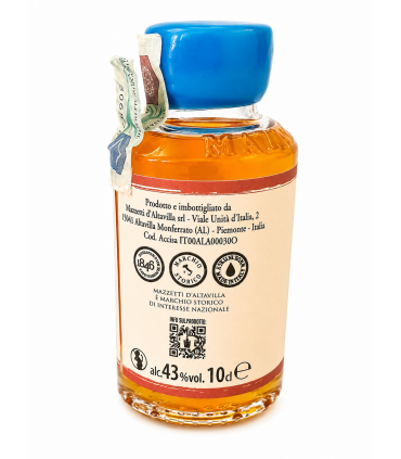 GRAPPA DI BAROLO RISERVA MAZZETTI D'ALTAVILLA  43° BOTTIGLIA IN VETRO DA 10CL