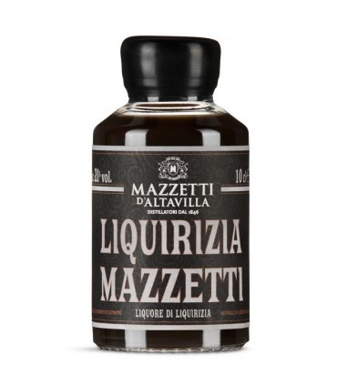 liquirizia liquore  MAZZETTI D'ALTAVILLA 21° BOTTIGLIA IN VETRO DA 10CL