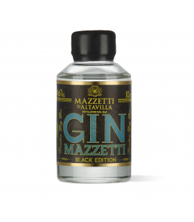 GIN BLACK EDITION MAZZETTI D'ALTAVILLA 46°BOTTIGLIA IN VETRO DA 10CL