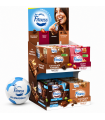 EXPO BARRETTE FITNESS CIOCCOLATO, CACAO PROTEIN, FRUTTI ROSSI E CIOCCOLATO AL LATTE TOTALE 96PZ IN OMAGGIO PALLONE DI CUOIO