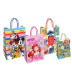 Buste Carta WALT DISNEY con manico in cordino Misura 26x12x35 conf. 25 pz. assortite con 5 colori
