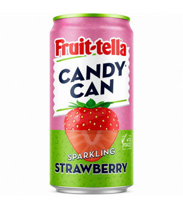 BEVANDA FRUITTELLA CANDY CAN ALLA FRAGOLA LATTINA DA 330ML CONF.12PZ