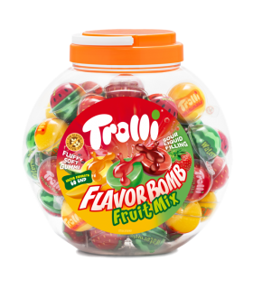 CARAMELLA TROLLI mix un ripieno alla frutta mista VASCHETTA  DA 60 PZ X 18GR