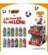ACCENDINI BIC DECORATI " L'ALLENATORE NEL PALLONE " EXPO PRECARICATO CON 100 ACCENDINI