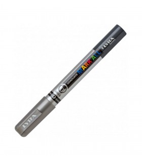 Tratto Marker All Lyra Graduate Punta 1mm colore ARGENTO