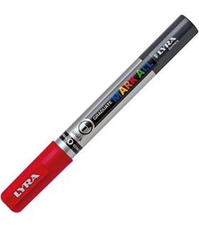 Tratto Marker All Lyra Graduate Punta 1mm colore ROSSO