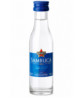 SAMBUCA RICETTA ORO ORIGINALE MIGNON 38° BOTTIGLIA IN VETRO DA 5CL