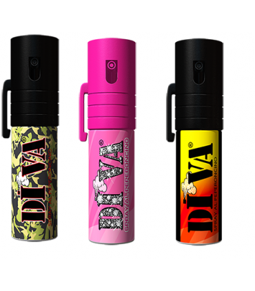 Spray Antiaggressione ANIMAL STOP E DIVA al Peperoncino 3PZ DA 15ML E 3PZ DA 20ML EXPO DA 6PZ