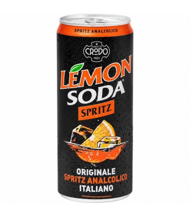 LEMONSODA L'ORIGINALE SPRITZ ANALCOLICO LATTINA DA 330ML CONF. 12 PZ.