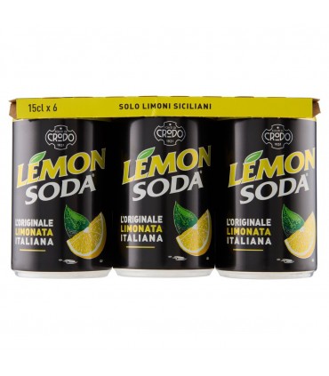 LEMONSODA L'ORIGINALE AL LIMONE LATTINA DA 15CL CONF. 6 PZ.