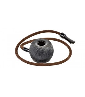 PIPA DA TAVOLO  BARREL LUBINSKI IN RADICA PETTINATA CONFEZIONATA IN SCATOLA DA REGALO