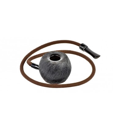 PIPA DA TAVOLO  BARREL LUBINSKI IN RADICA PETTINATA CONFEZIONATA IN SCATOLA DA REGALO
