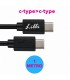 Cavo Lighting Lilli USB-C TYPE LUNGHZZA 1 METRO COLORE NERO