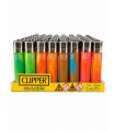 Accendino Clipper Large NEBULA MIX 6 conf. 48 pz. assortiti con 4 grafiche