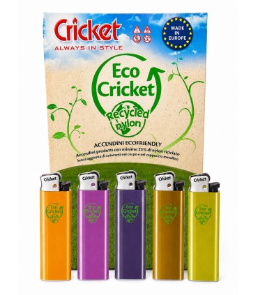 ACCENDINO A PIETRINA MAXI CRICKET ECO IN EXPO IN CARTOTECNICA A BOCCA DI LUPO DA 200PZ. COLORI ASSORTITI