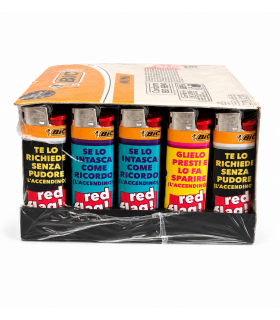 Accendini Bic Mini fantasia red flag conf. 50 pz. ASSORTITI