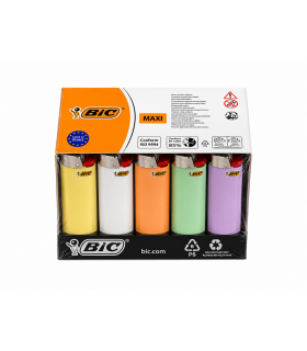 Accendini Bic Maxi Fantasia pastel conf. 50 pz. assortiti