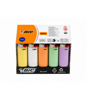 Accendini Bic Maxi Fantasia pastel conf. 50 pz. assortiti