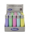 ACCENDINO ATOMIC ELETTRONICO TURBO OVALI CONF.25 PZ. ASSORTITI CON 5 COLORI