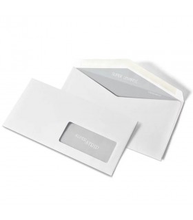 Buste lettera Blasetti SUPER UNIMATIC mis. 11X23  CON Finestra SENZA ADESIVO Scatola da 500 pz.