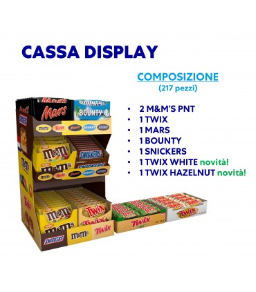 CASSA DISPLAY MARS 2026 DA 217 PZ. ASSORTITI