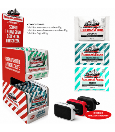 EXPO FISHERMAN'S BALSAMIC COMBO 72 PZ. + IN OMAGGIO CASSA BLUETOOTH