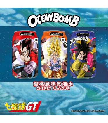 BEVANDA OCEAN BOMB DRAGONBALL  GT SODA AL  GUSTO ciliegia LATTINA DA 330ML 1PZ