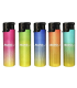 ACCENDINO ATOMIC ELETTRONICO TURBO PUNTINI TATTILI OVALI CONF.25 PZ. ASSORTITI CON 5 COLORI