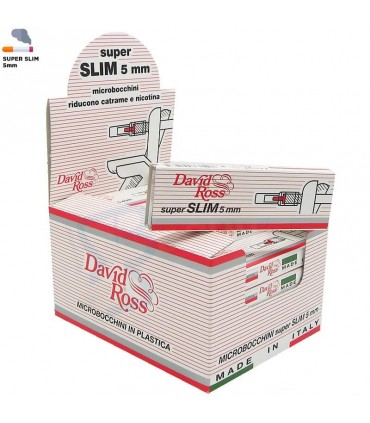 Microbocchini David Ross Slim  5mm. conf. da 24 pz.