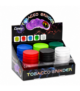 Grinder ATOMIC in Plastica 5 parti DA 60MM Expo da 12 pz. colori assortiti