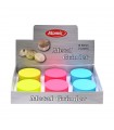 GRINDER ATOMIC IN METALLO COLORATO TRITATABACCO DIAMETRO 50 MM. 3 PARTI + SPADOLA  CONF. DA 6 PZ.
