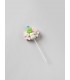 DULCIS SPIEDINI DI MARSHMALLOW A FORMA DI FARFALLA CON DECORAZIONE IN ZUCCHERO H.28 CM. DA 50GR EXPO 12 PZ.