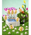 DULCIS SPIEDINI DI MARSHMALLOW A FORMA DI APE CON DECORAZIONE IN ZUCCHERO H.26 CM. DA 60 GR EXPO 12 PZ.