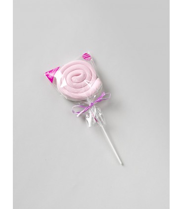 DULCIS SPIEDINI DI MARSHMALLOW A FORMA DI SWIRL MIX CON DECORAZIONE IN ZUCCHERO H.28 CM. DA 60 GR EXPO 10 PZ.