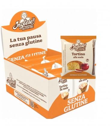 TORTINO ALLE MELE SENZA GLUTINE da 40G. MARCA INGLESE CONF. 8PZ.