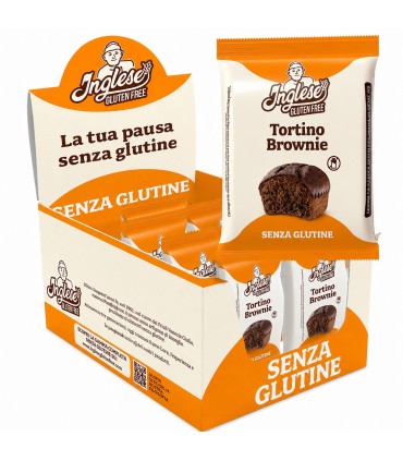 TORTINO BROWNIE SENZA GLUTINE DA 40G. MARCA INGLESE CONF. 7PZ.