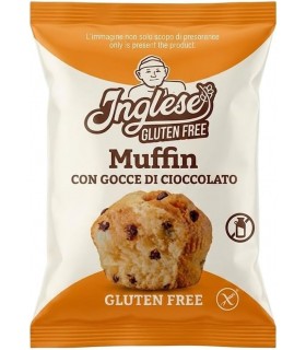 MUFFIN CON GOCCIE DI CIOCCOLATO SENZA GLUTINE da 50GR. MARCA INGLESE CONF. 8PZ.
