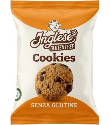 BISCOTTO COOKIES SENZA GLUTINE da 30G. MARCA INGLESE CONF. 12PZ.