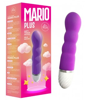 MARIO PLUS IN MORBIDO SILICONE VELLUTATO PILE INCLUSE COMPATIBILE PER DISTRIBUTORI AUTOMATICI