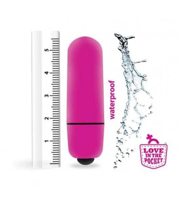 LOVE LADY BULLET MINI VIBRATORE IMPERMEABILE IN ABS CON BATTERIE COMPATIBILE PER DISTRIBUTORI AUTOMATICI