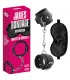 JAMES BONDAGE MASCHERINA + MANETTE IN SEMIPELLE  COMPATIBILE PER DISTRIBUTORI AUTOMATICI