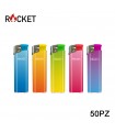 Accendino ELETTRONICO rocket  GRADIENT  conf. 50 pz. assortito con 5 FANTASIE